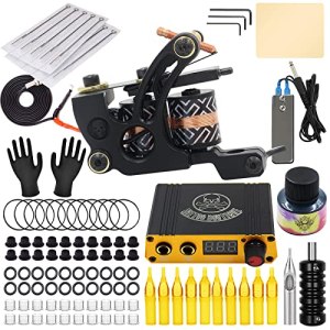 Jconly Complete Coil Machine Power Supply Tips Grips - High-Quality Tattoo Supplies