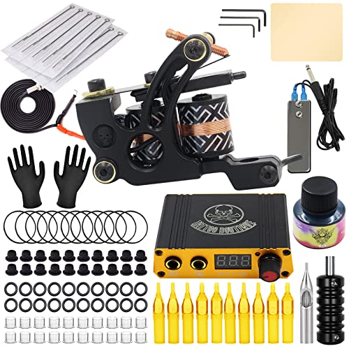 Jconly Complete Coil Machine Power Supply Tips Grips - High-Quality Tattoo Supplies