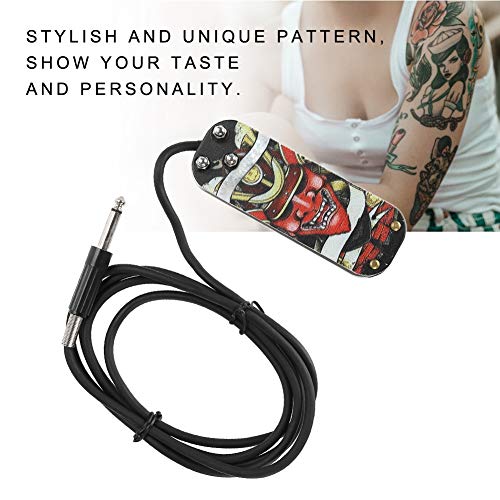 Tattoo Pedal, Stainless Steel Foot Switch, Ghost Head Pattern, 304 Stainless Steel Material - Image 2