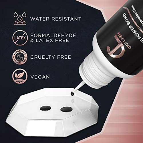 Elite Power Eyelash Extension Glue 8-Week Retention 1-2s Drying Time Deep Black Color 5ml - Image 4