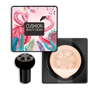 Mushroom Head Air Cushion CC Cream, BB Cream Foundation, Moisturizing CC Cream Nude Liquid Foundation Makeup, Concealer Lasting Makeup Foundation Even Skin Tone Makeup Base Primer (Natural) WYBLZPXZ