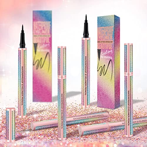 Long-Lasting Waterproof Black Eyeliner Super Slim Makeup Pen - KINGMAS - Image 4