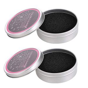 LERTREE Makeup Brushes Cleaner Sponge Dry Brushes Cleaner Eye Shadow or Blush Color Removal Tool 3.3" - 2Pcs