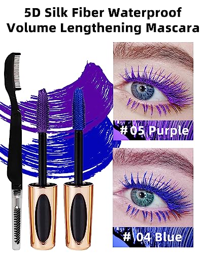 Long Lasting Waterproof 5D Silk Fiber Mascara, 6 Color Options - Image 12