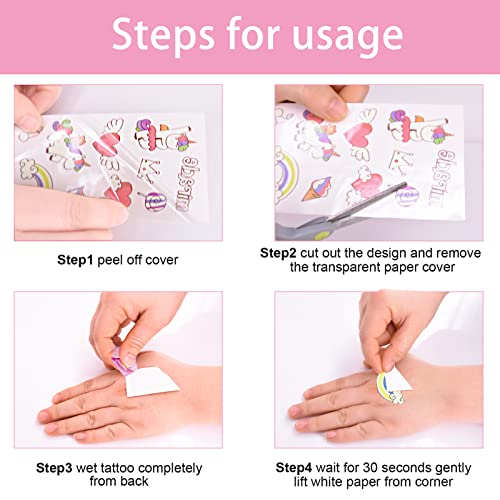 Luminous Temporary Tattoos 6.8x12cm Animal Glow in The Dark Waterproof Sticker - Image 3