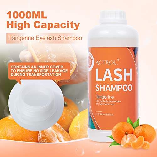 Eyelash Extension Cleanser 60ML Natural Lash Extension Shampoo Unscented Professional Eyelid Foaming Cleanser Paraben & Sulfate Free - Image 51