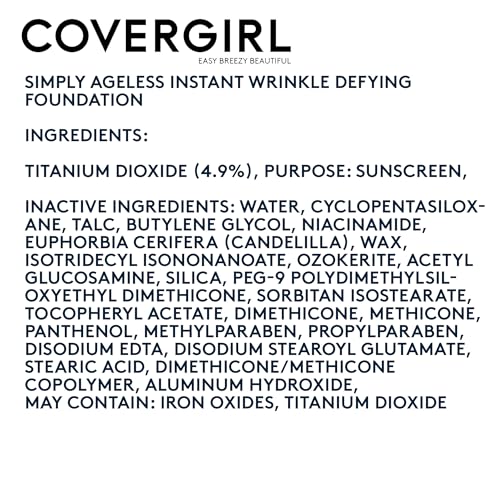 Simply Ageless Instant Wrinkle Defying Foundation SPF 28, Hyaluronic Complex, Vitamin C, 12g - Image 4