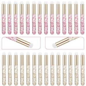Loraleo Lash Shampoo Brushes 28Pcs Nose Pore Deep Cleaning Blackhead Brush Eyelash Extensions Cleanser