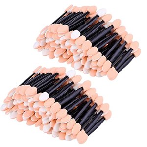 Disposable Dual Sided Sponge Eyeshadow Brush Applicators for Girls and Women