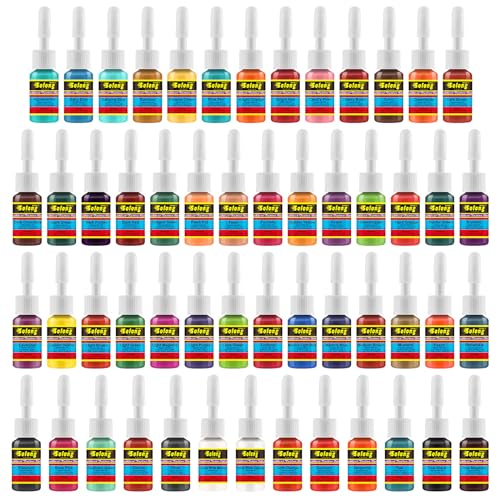 Solong Tattoo Ink Set 54 Colors Pigment Kit 1/6oz (5ml) Tattoo Supply - Image 3