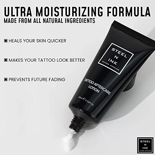 Tattoo Aftercare Lotion - Ultra Moisturizing Formula, 2 Fl Oz - Image 3