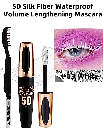Long Lasting Waterproof 5D Silk Fiber Mascara, 6 Color Options - Image 8