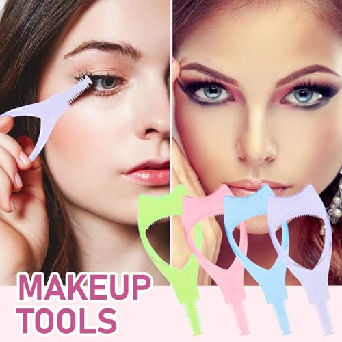 4 PCS Mascara Shield Applicator Guard, Curved Design, Protective Guard, Easy to Use, Easy to Rinse - Image 3