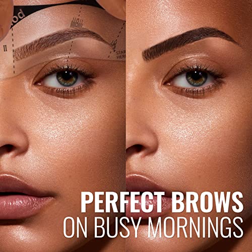 iMethod 27-Piece Eyebrow Stencil Kit for Flawless Brows - Reusable & Flexible - Image 2