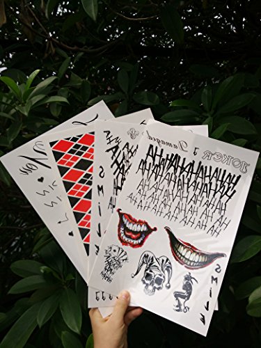 COKOHAPPY SS Temporary Tattoo Full set of 4 Sheets - 80+ Tats Costume/Cosplay - Image 2