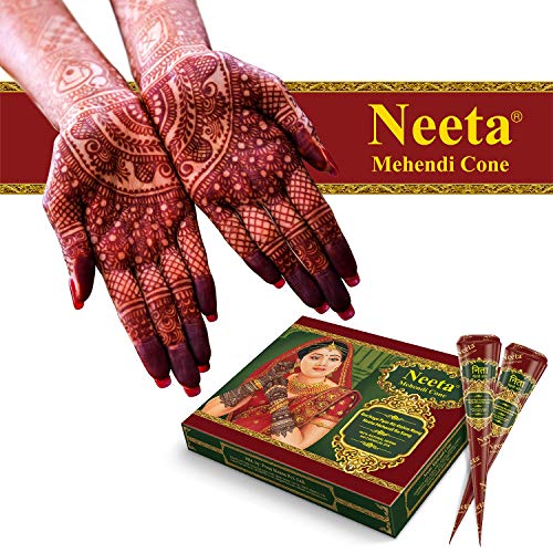All Natural Herbal Henna Cones - Pack of 12 - Temporary Tattoos - Image 2