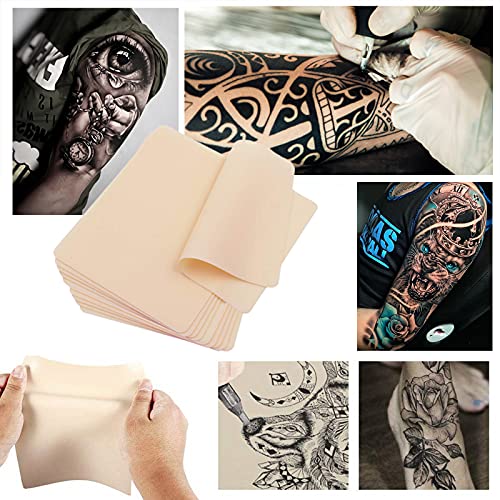Tattoo Practice Skins - Yangna 10Pcs Double Sides 7.4x5.6" Microblading Eyebrow Blank - Image 8