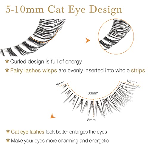 EMEDA 10 Pairs 3D False Eyelashes Natural Look Lightweight Reusable - Image 55