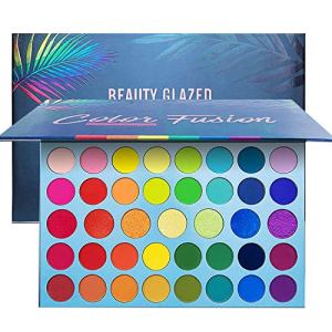 39-Color Rainbow Eyeshadow Palette - Professional Makeup Matte Metallic Shimmer Eye Shadow Palettes - Ultra Pigmented Powder Bright Vibrant Colors Set