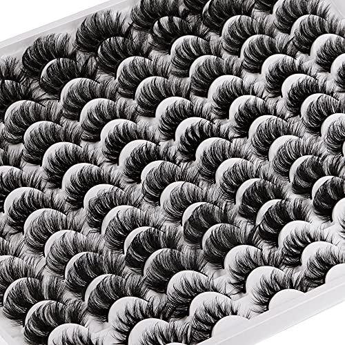 Faux Mink Lashes 48 Pairs Bulk 6 Styles Mixed Long 5D Wispy False Eye Lashes ALICE - Image 3