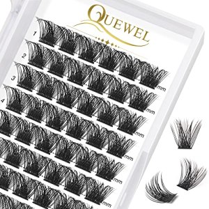 DIY Eyelash Extensions Kit 144 Pcs Lash Clusters Tweezer Cluster Lashes Bond Seal Glue Remover Easy to Apply at Home