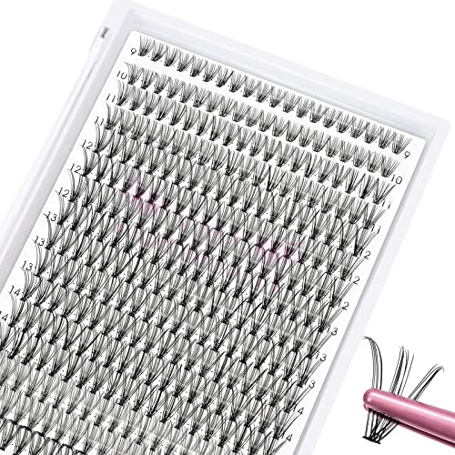 Lash Extension Kit 280Pcs Individual Lashes with Various Styles for DIY - Image 66