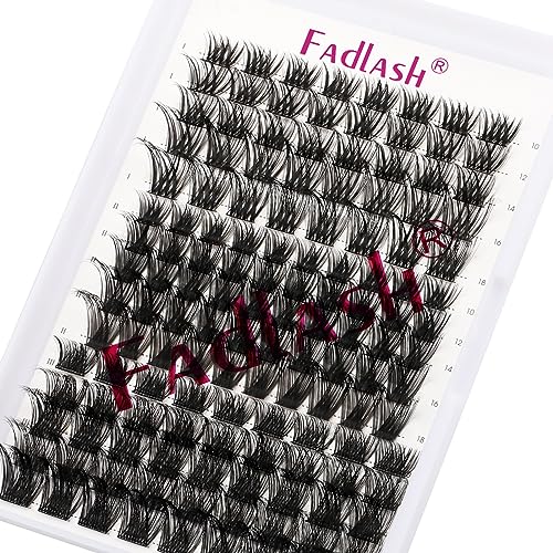 FADLASH D Curl 96pcs 12-18mm Lash Clusters Large Tray Wispy Mixed Length DIY Lash Extension Kit - Image 11