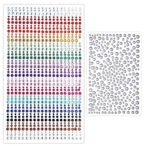 Face Gems Stick on Self-Adhesive Rhinestones Makeup Nail Decoration Party