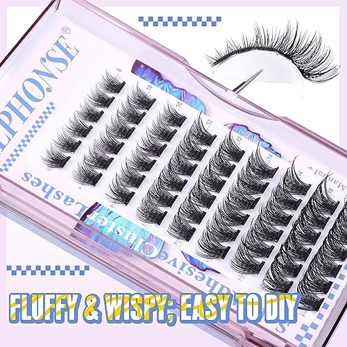 Self Adhesive Lash Clusters Eyelashes, 8-16mm Kit with Tweezers and Brush - Image 7