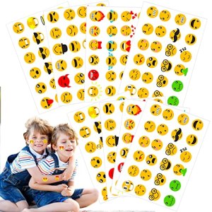 Emoji Temporary Tattoo 192pcs Funny Emoji Tattoos Kids Boys Girls
