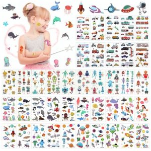Tattoo Stickers for Kids Temporary Tattoos Waterproof Party Favors 400pcs