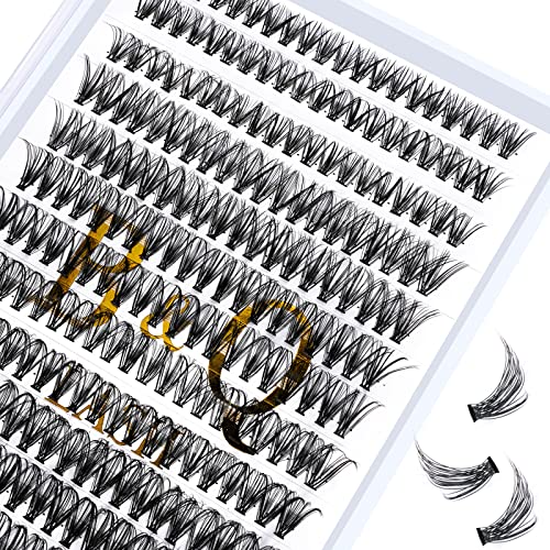 Lash Clusters 280 Pcs 40D-0.07D-9-15MIX B&Q LASH Individual Lashes C D Curl Eyelash Clusters Soft Volume - Image 62