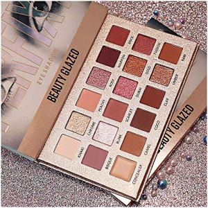 BestLand 18-Color Nude Eyeshadow Palette Matte Shimmer Glitter Waterproof (BG52)
