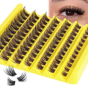 Manga Cluster Lashes 84 Pcs DIY Lash Extension 8-16MM CC Curl Natural Looking by Mavphnee