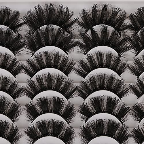 Faux Mink Lashes 48 Pairs Bulk 6 Styles Mixed Long 5D Wispy False Eye Lashes ALICE - Image 2