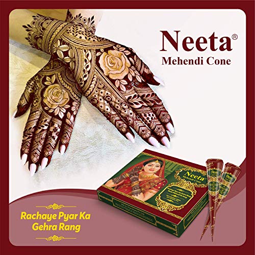 All Natural Herbal Henna Cones - Pack of 12 - Temporary Tattoos - Image 3