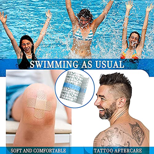 Tattoo Aftercare Bandage – Waterproof Skin Protection Tape – Second Skin Bandage for Wound Healing – Transparent Tattoo Wrap– Sterile and Safe Clear Bandages Roll 6 in x 1 yd - Image 3