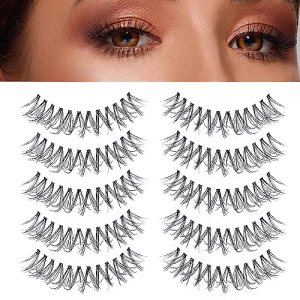 DZANIK Natural Look 3D Short Faux Mink Eyelashes 8-14mm C Curl