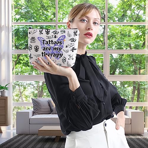 Tattoo Gift Gothic Makeup Bag - 9"L *6.5"H - Image 3