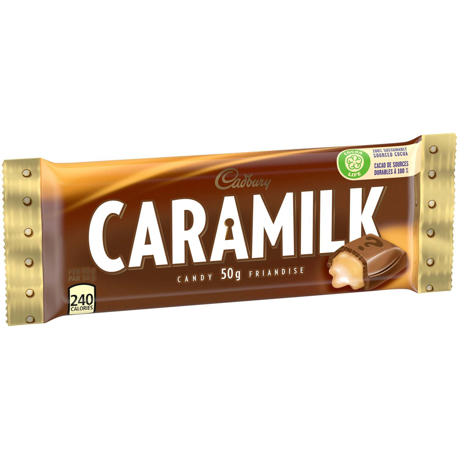 Cadbury Caramilk 50g Singles Chocolate Bar - Image 4