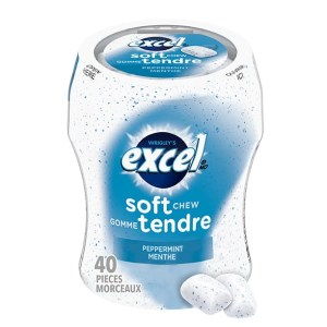 Excel Peppermint Sugar Free Soft Chew Gum