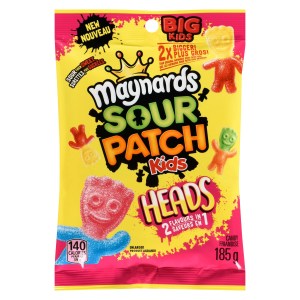 Maynards Big Sour Patch Kids Heads Candy