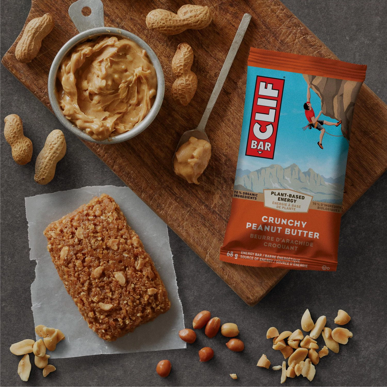 Clif Bar Crunchy Peanut Butter Energy Bars 408g - Image 3