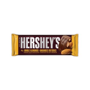 Hershey's Creamy Milk Chocolate with Whole Almonds, Full Size Bar