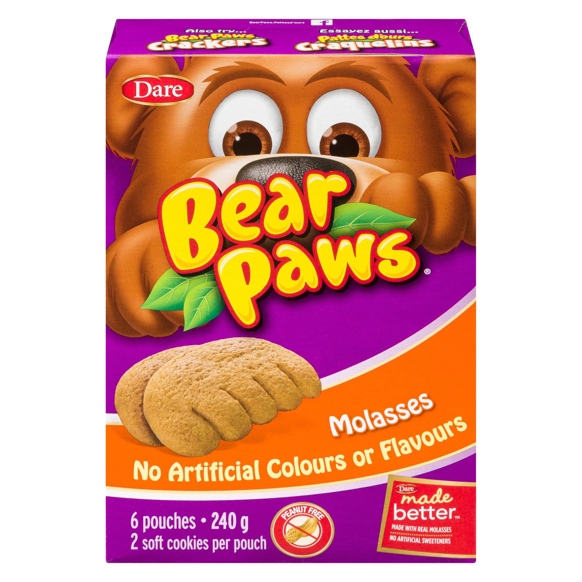 Bear Paws Molasses Cookies