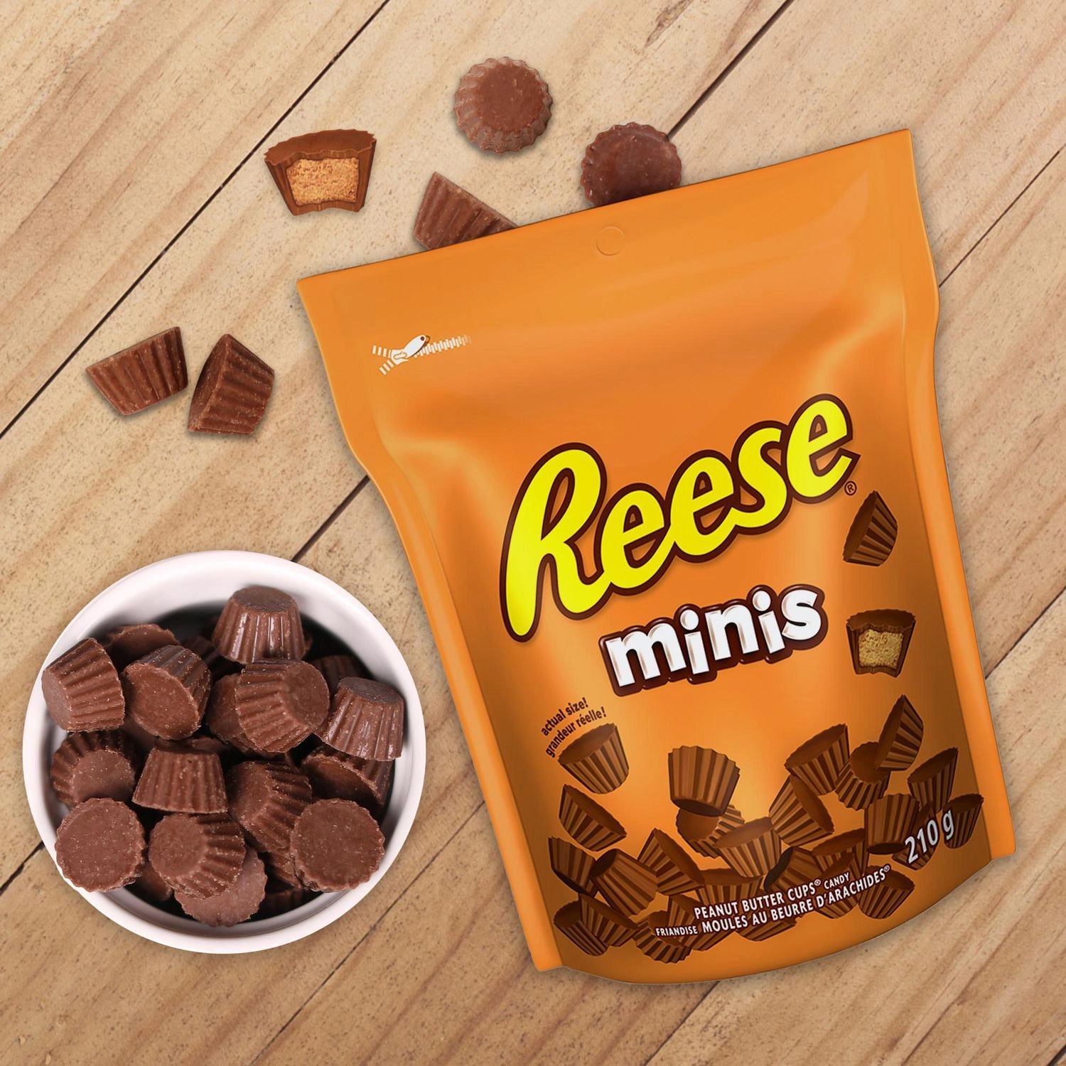 Reese's Minis Peanut Butter Cups Candy 210g - Image 3