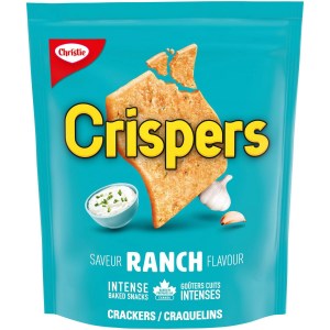 Christie Crispers Ranch Cracker Snacks, 145g