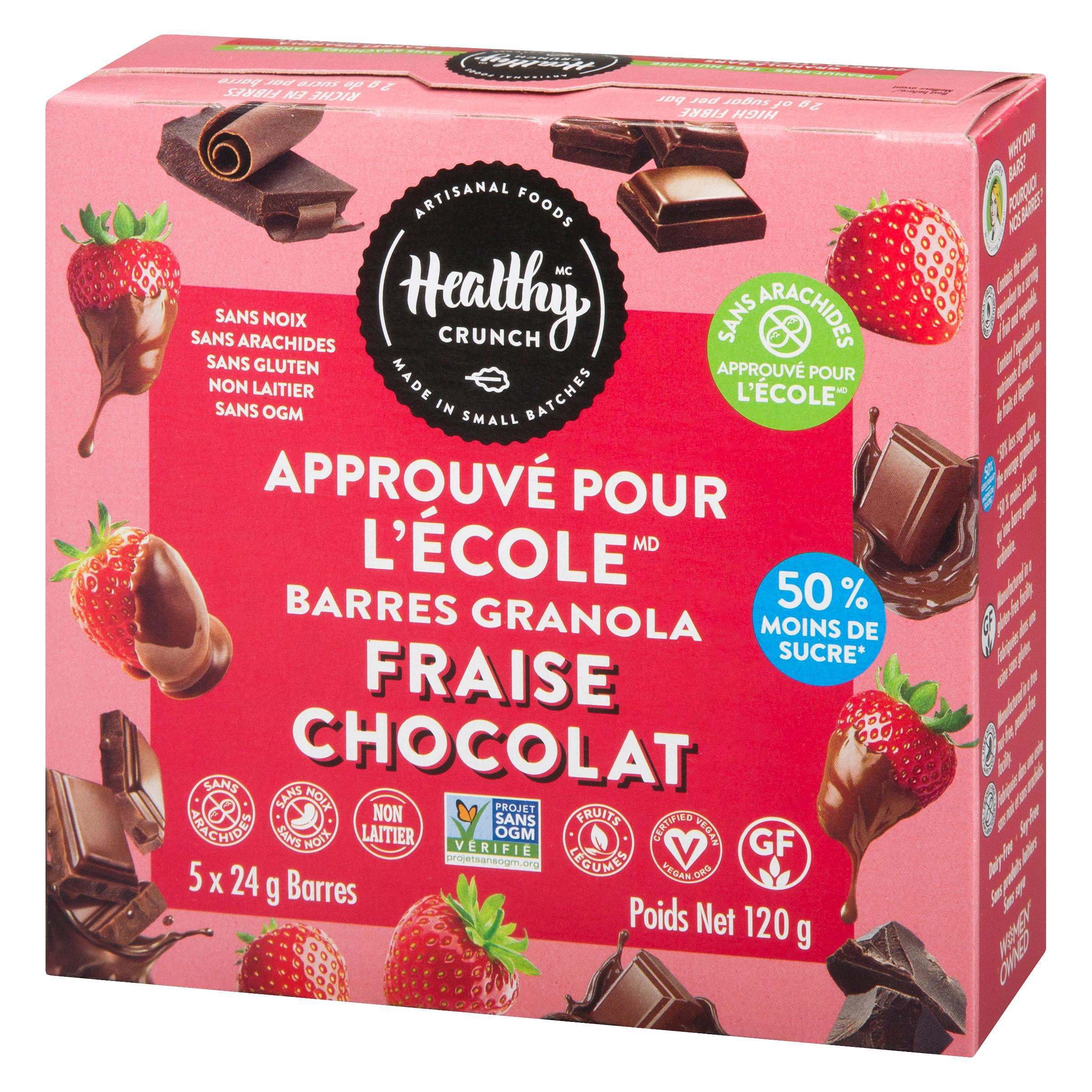 Healthy Crunch Chocolate Strawberry School Approved® Granola Bars - Image 8