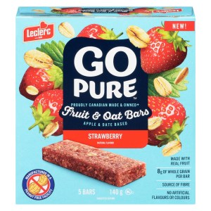 Go Pure Strawberry Fruit & Oat Bars 140g