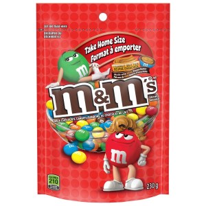 M&M's Peanut Butter Milk Chocolate Candies, Sharing Bag, 230g